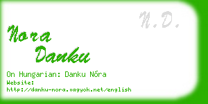 nora danku business card